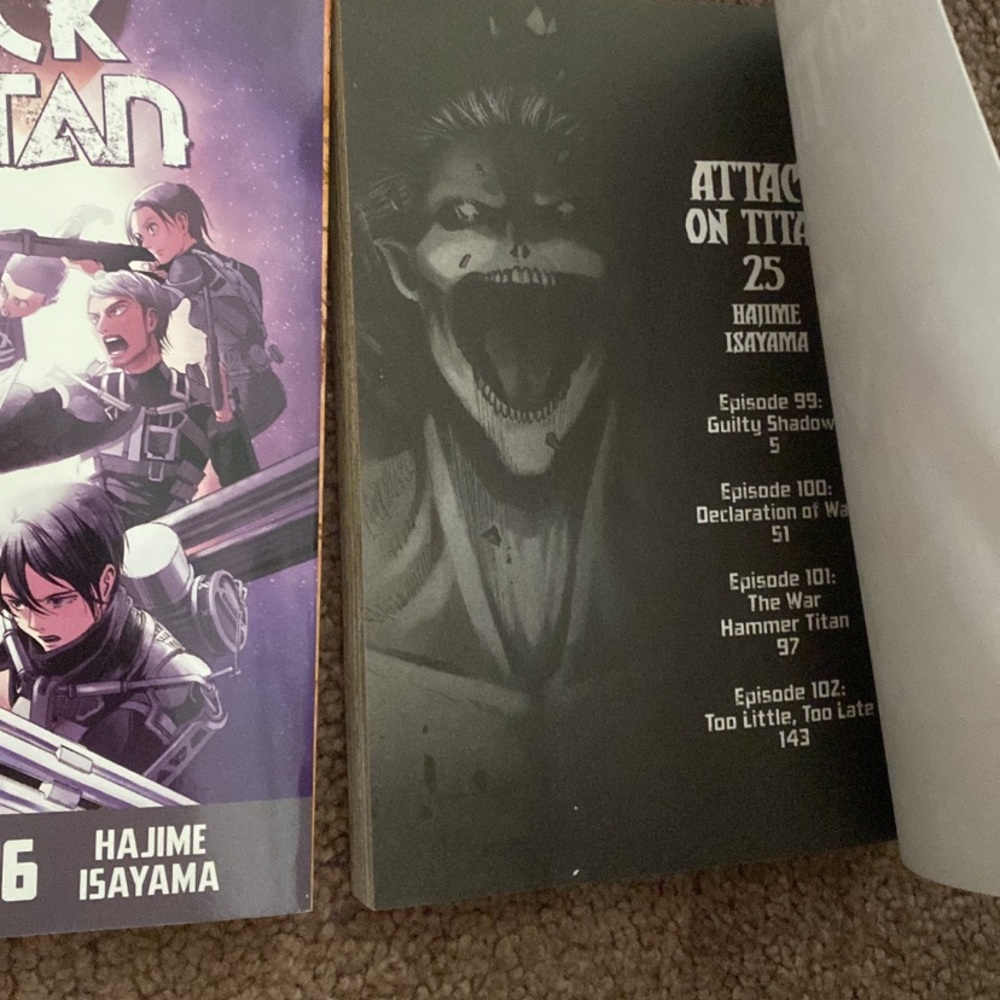 Attack on Titan manga ch. 25-32